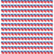 Teacher Created Res. Patriotic Scallpd Border Trim