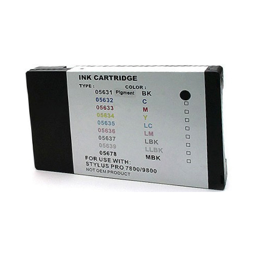 Premium Quality Photo Black Pigment Inkjet Cartridge compatible with Epson T563100