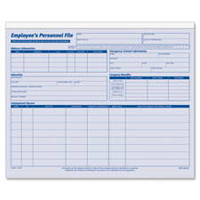 Adams Employee Personnel File Folder