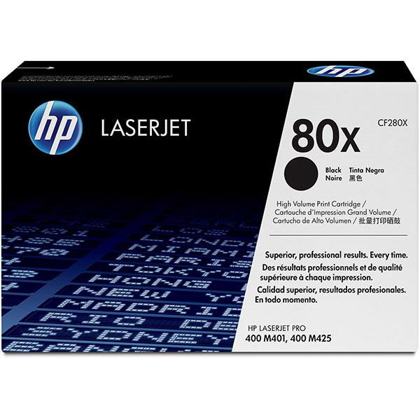 HP CF280X (HP 80X) Black OEM Toner Cartridge