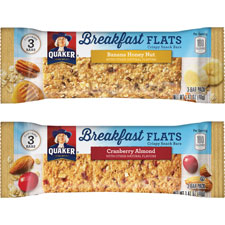 Quaker Foods Breakfast Flats Crispy Snack Bars