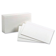 Oxford Top Quality Ruled Index Cards