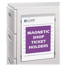 C-Line Magnetic Shop Ticket Holders