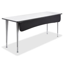 Safco Rumba Table Pull-Down Fabric Modesty Panel