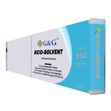 Premium Quality Light Cyan Eco Solvent Ink compatible with Mimaki ES3 LC-440