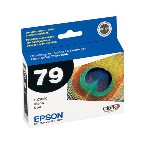 Epson T079120 (Epson 79) Black OEM Inkjet Cartridge