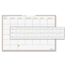 AT-A-GLANCE WallMates Dry Erase Mthly Plan Surface