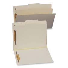 Smead 1-Divider Manila Classification Folders