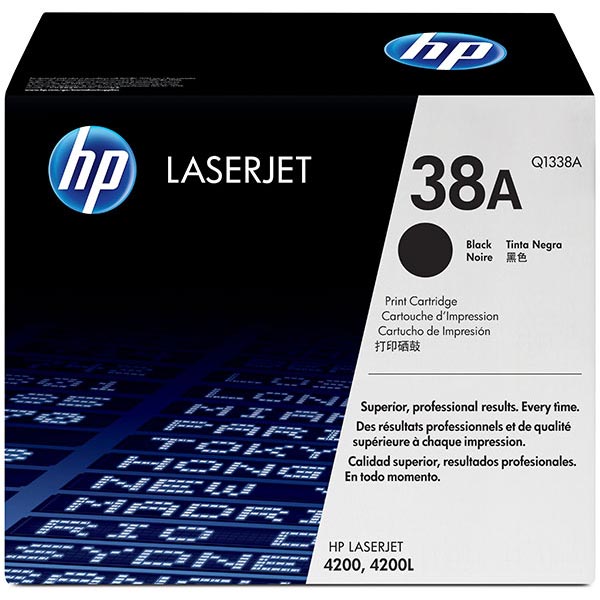 HP Q1338A (HP 38A) Black OEM Toner Cartridge