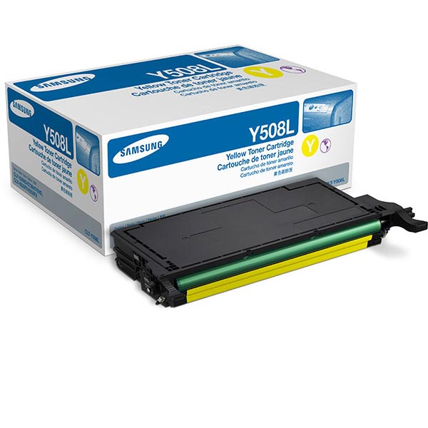 Samsung CLT-Y508L Yellow OEM Toner Cartridge