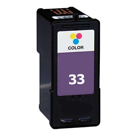 Premium Quality Tri-Color Inkjet Cartridge compatible with Lexmark 18C0033 (Lexmark #33)