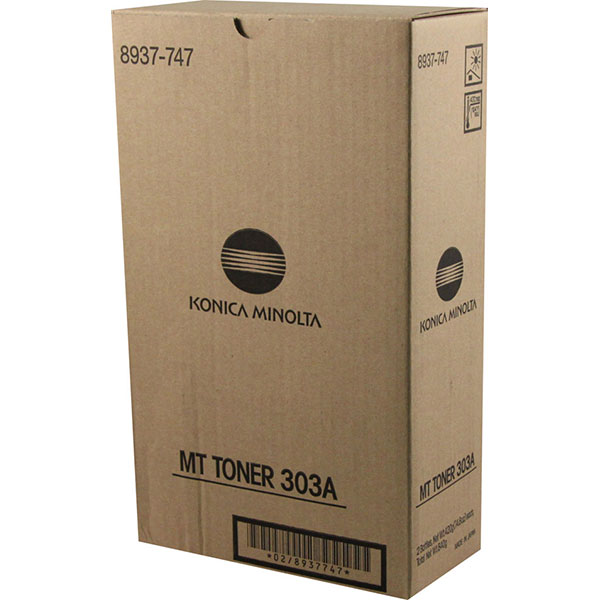 Konica Minolta 8937-747 (Type 303A) Black OEM Laser Toner Cartridge