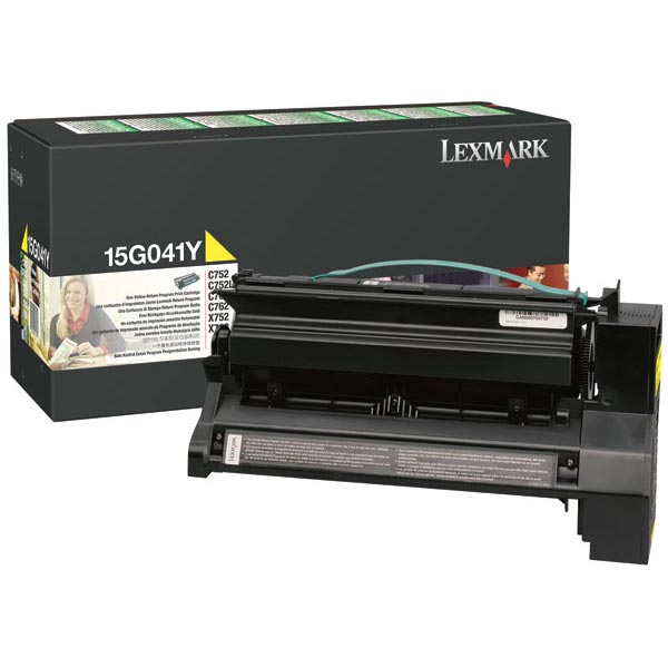 Lexmark 15G041Y Yellow OEM Print Cartridge