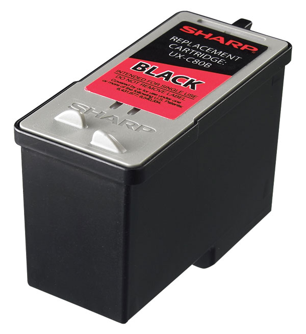 Sharp UX-C80B Black OEM Ink Cartridge