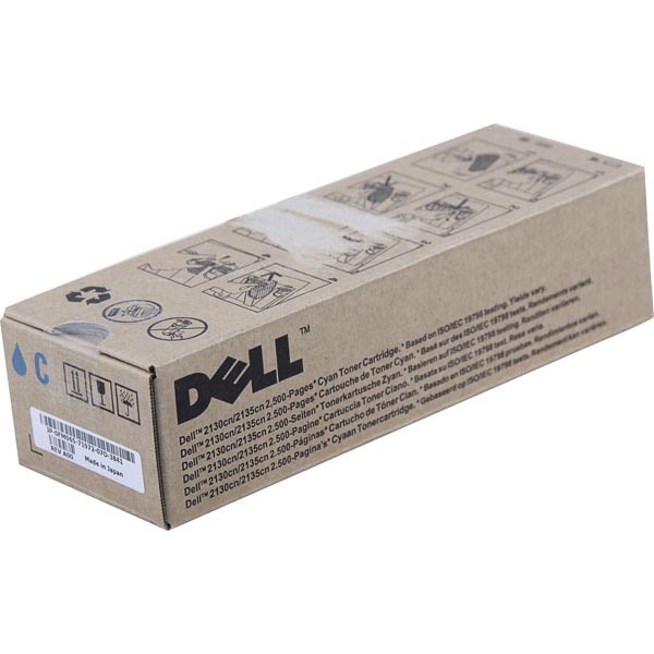 Dell T107C (330-1437) Cyan OEM Toner Cartridge