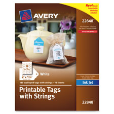 Avery Inkjet Printable Tags w/ Strings