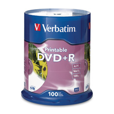 Verbatim White Inkjet Printable DVD+R