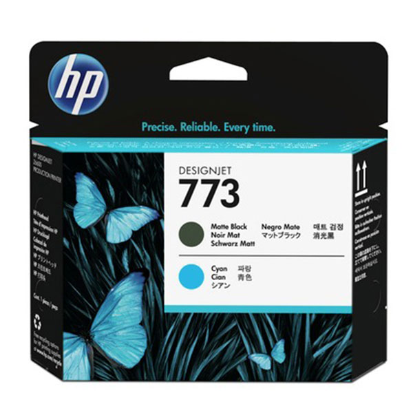 HP C1Q20A (HP 773) Matte Black/Cyan OEM Printhead