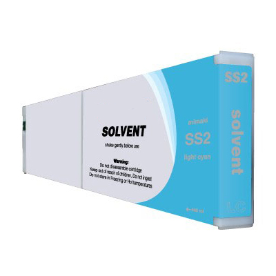 Premium Quality Light Cyan Solvent Ink compatible with Mimaki SS2 LC-440