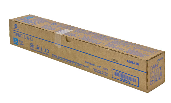 Konica Minolta A33K430 (TN-321C) Cyan OEM Toner Cartridge