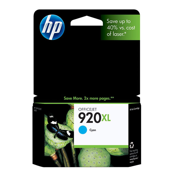 HP CD972AN (HP 920XL) Cyan OEM Inkjet Cartridge