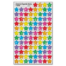 Trend Colorful Sparkle Stars superShapes Stickers