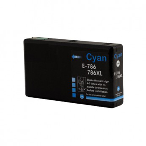 Premium Quality Cyan Inkjet Cartridge compatible with Epson T786XL220 (Epson 786XL)