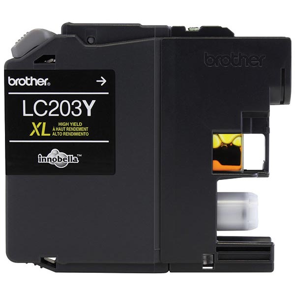 Brother LC-203Y Yellow OEM Inkjet Cartridge