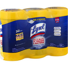 Reckitt Benckiser Lysol Lemon/Lime Wipes Tubs