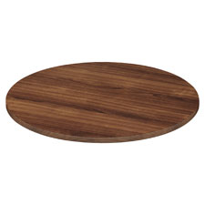 Lorell Chateau Series Walnut Round Conf. Tabletop