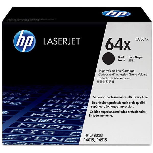 HP CC364X (HP 64X) Black OEM Toner Cartridge