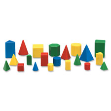 Learning Res. Mini GeoSolids Shapes Set