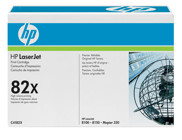 HP C4182X (HP 82X) Black OEM Toner Cartridge