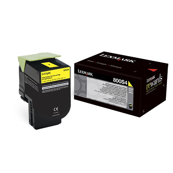 Lexmark 80C0S40 Yellow OEM Toner