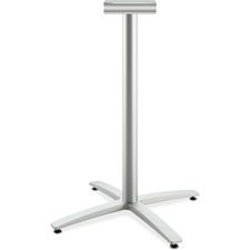 HON Between Table Standing Height Silver X-base