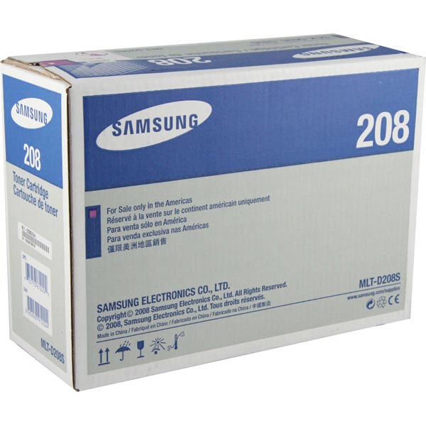 Samsung MLT-D208S Black OEM Laser Toner Cartridge