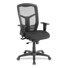 Lorell Seat Glide Executive High-back Swivel Chair