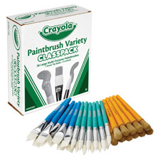 Crayola Paintbrush Variety Classpack