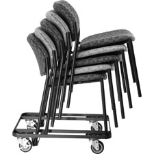 Lorell Stacking Dolly f/4-Leg Stack Chairs