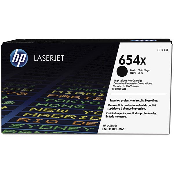 HP CF330X (HP 654X) Black OEM Toner Cartridge