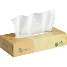 Georgia Pacific Preference Flat Box Facial Tissue