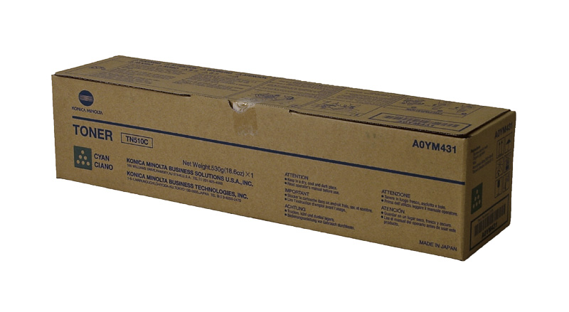 Konica Minolta TN-510C Cyan OEM Laser Toner Cartridge