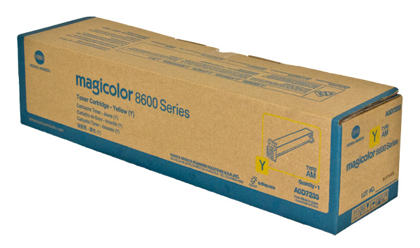 Konica Minolta A0D7233 Yellow OEM Toner Cartridge