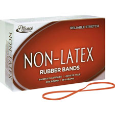Alliance Orange Non-Latex Rubber Bands