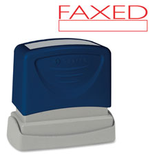 Sparco FAXED Red Title Stamp