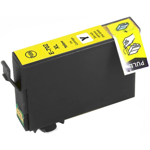 Premium Quality Yellow High Yield Ink Cartridge compatible with Epson T702xl420 (Epson 702XL)