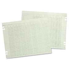 Acco/Wilson Jones 8-column Numbered Ledger Paper