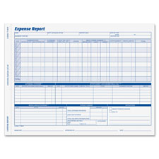 Adams Weekly Expense Report Forms
