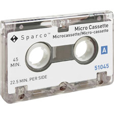 Sparco 45-min Dictating Micro Cassette