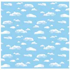 Pacon Cloud Design Fadeless Paper Roll